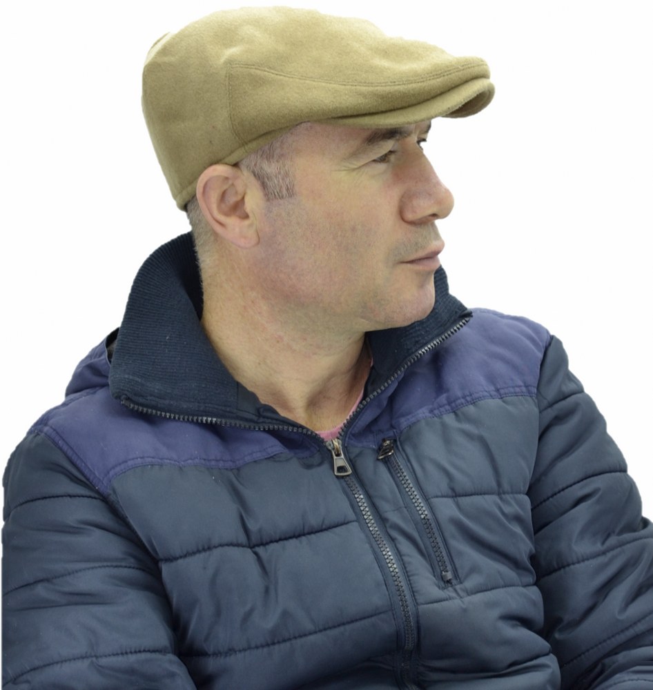 Peaky Blinders İngiliz Model Yün Kasket Bej