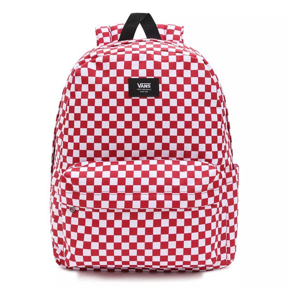 Vans Mn Old Skool Check Backpack Sırt Çantası Kırmızı