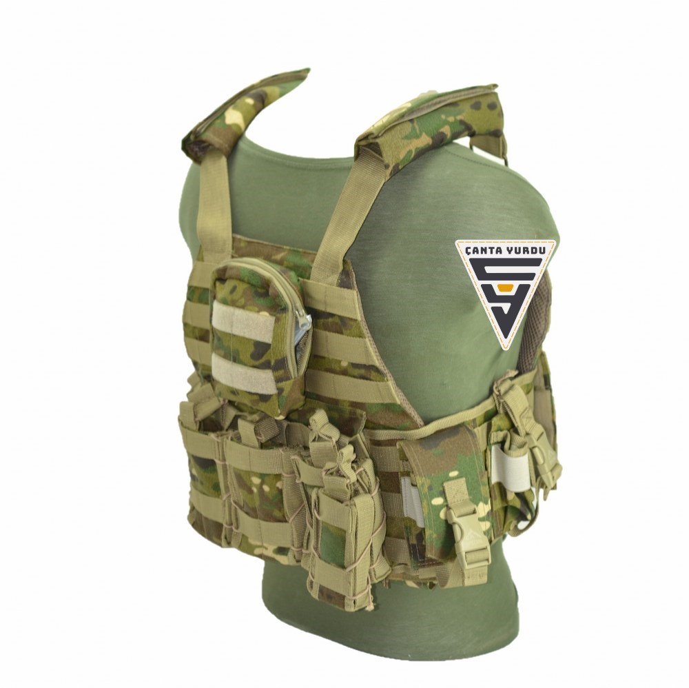 Special Cordura Askeri Taktik Yelek Kamuflaj
