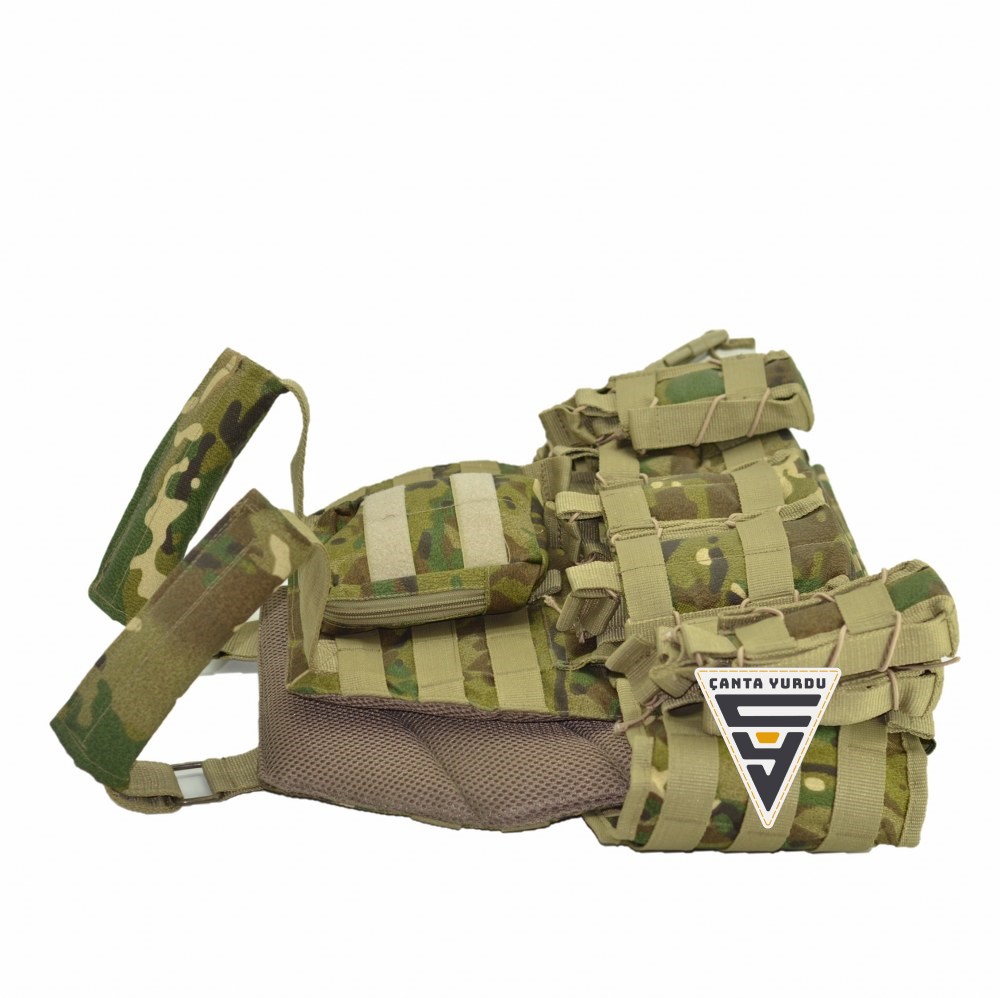 Special Cordura Askeri Taktik Yelek Kamuflaj