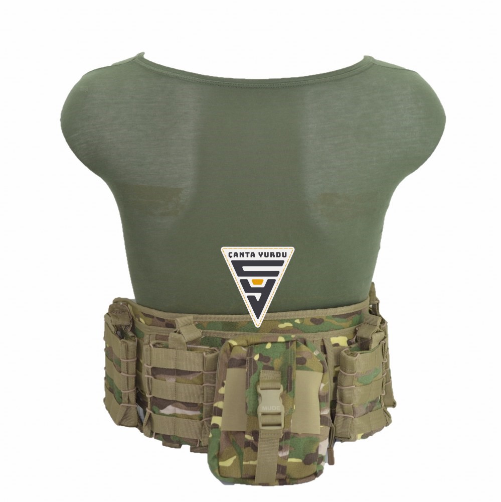 Special Cordura Askeri Taktika Bel Çantası Kamuflaj
