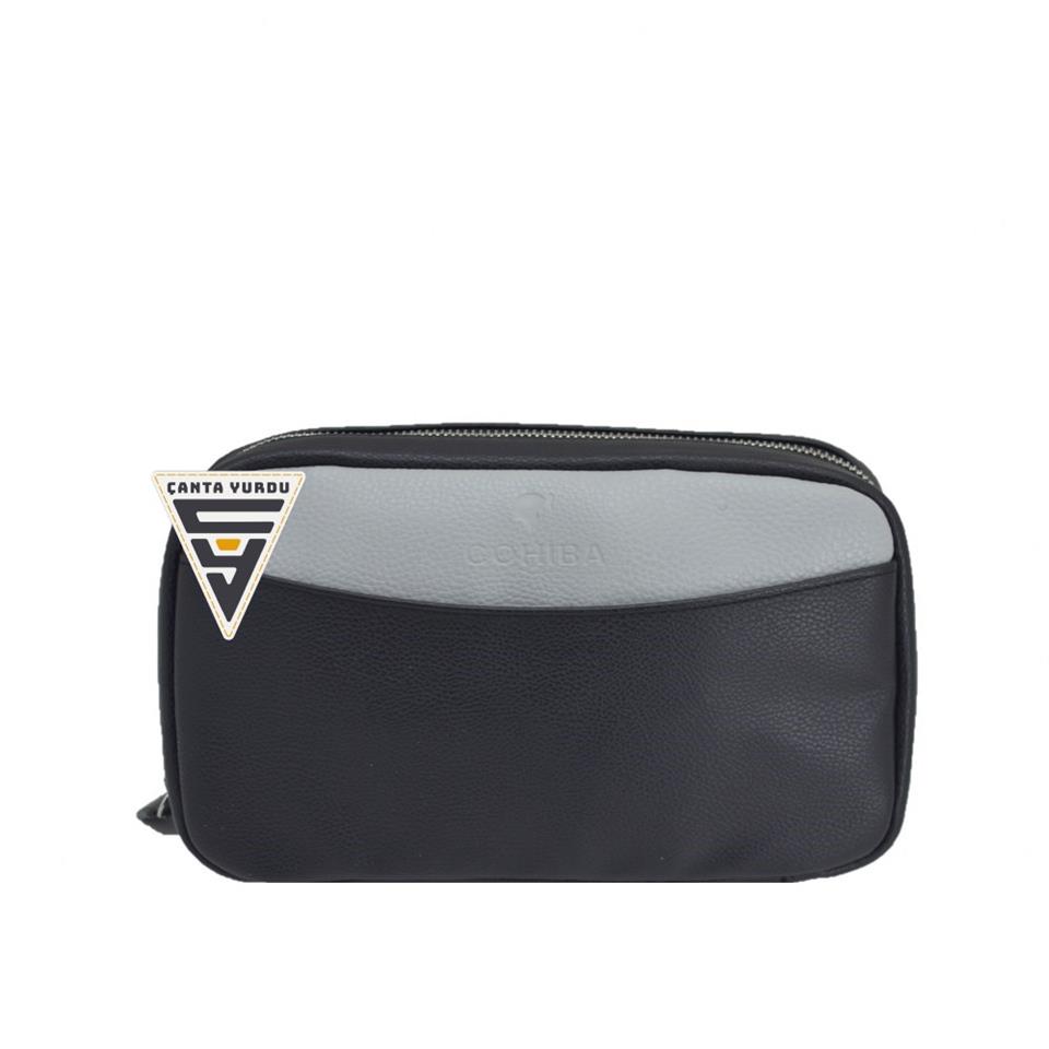 Cohiba Humidor Puro Saklama ve Taşıma Seti Çantası Siyah