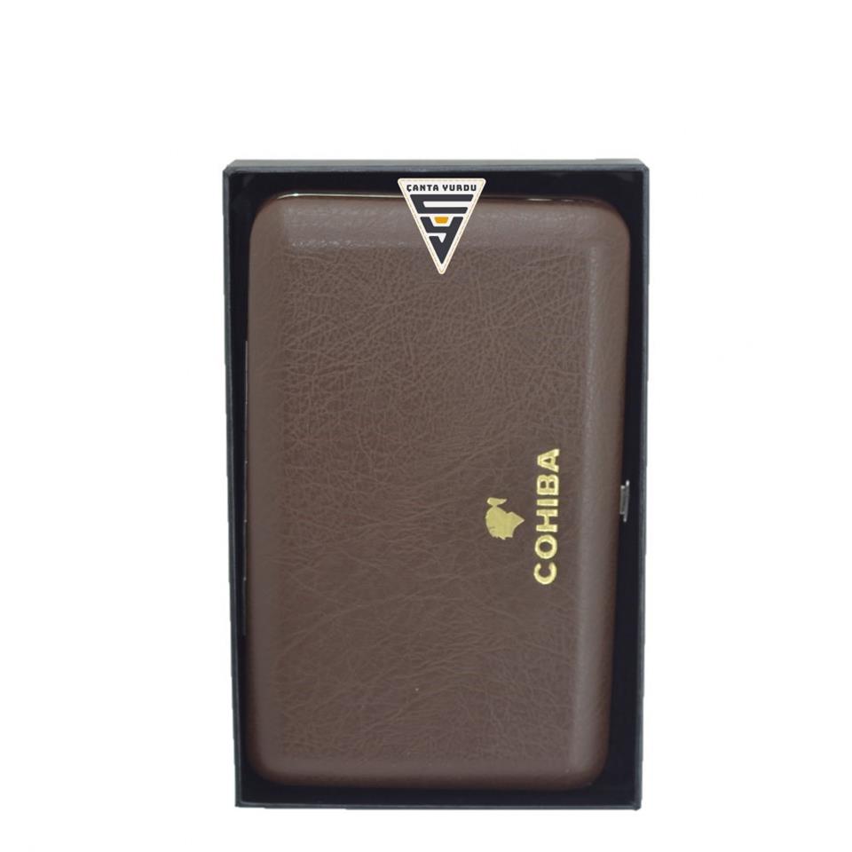 Cohiba Humidor Puro Saklama ve Taşıma Kutusu Kahve