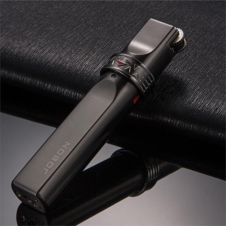 Jobon 633 Slim Tasarım Torch Çakmak Siyah