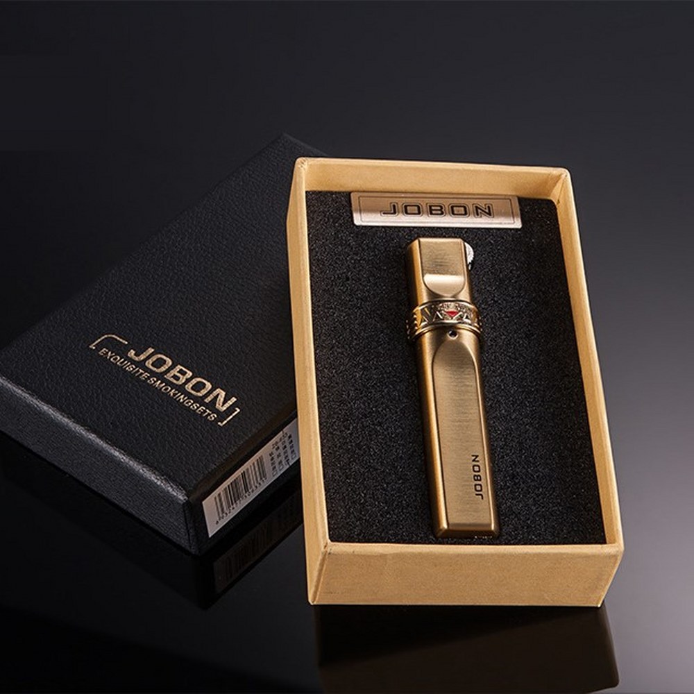 Jobon 633 Slim Tasarım Torch Çakmak Altın