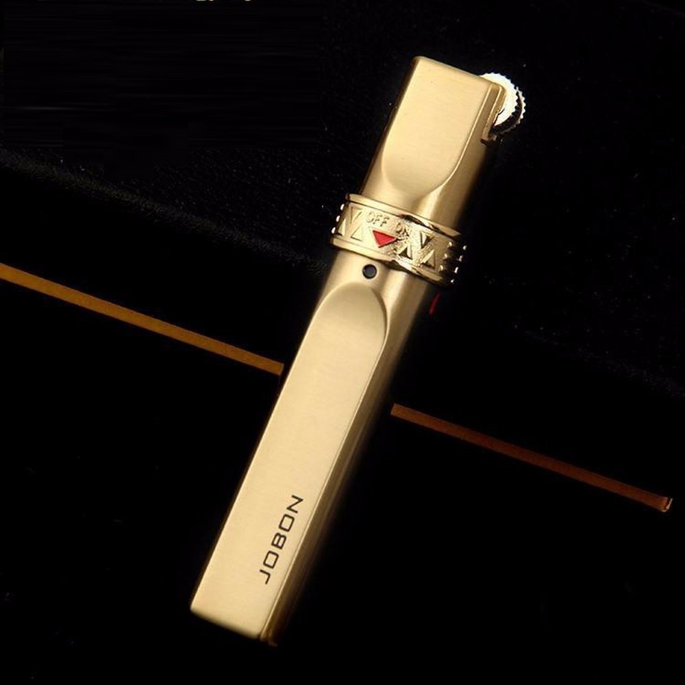 Jobon 633 Slim Tasarım Torch Çakmak Altın