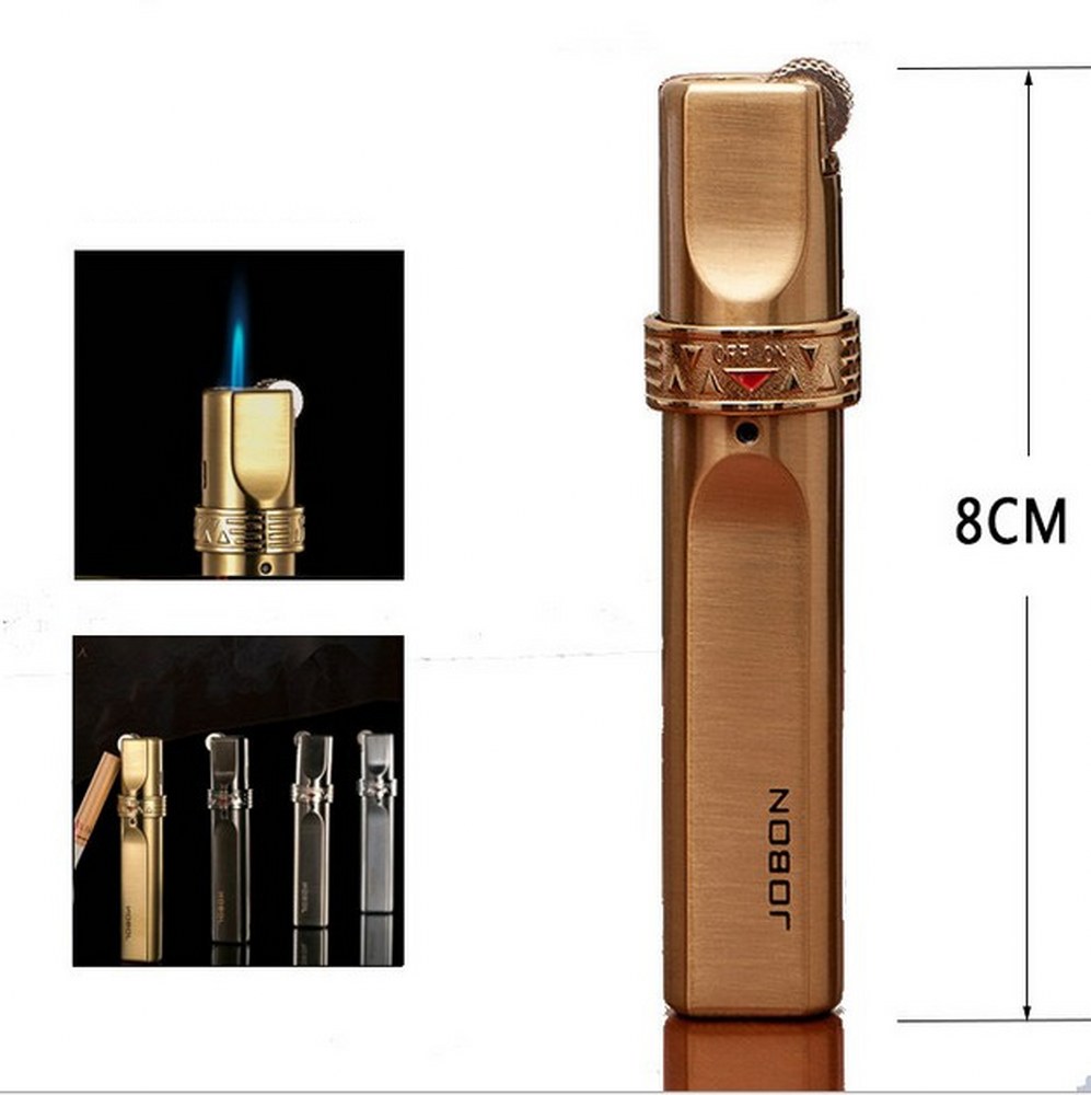 Jobon 633 Slim Tasarım Torch Çakmak Altın