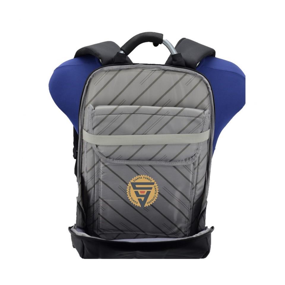 Ççs 51358 Kilitli Laptop Sırt Çantası 17 İnç Siyah