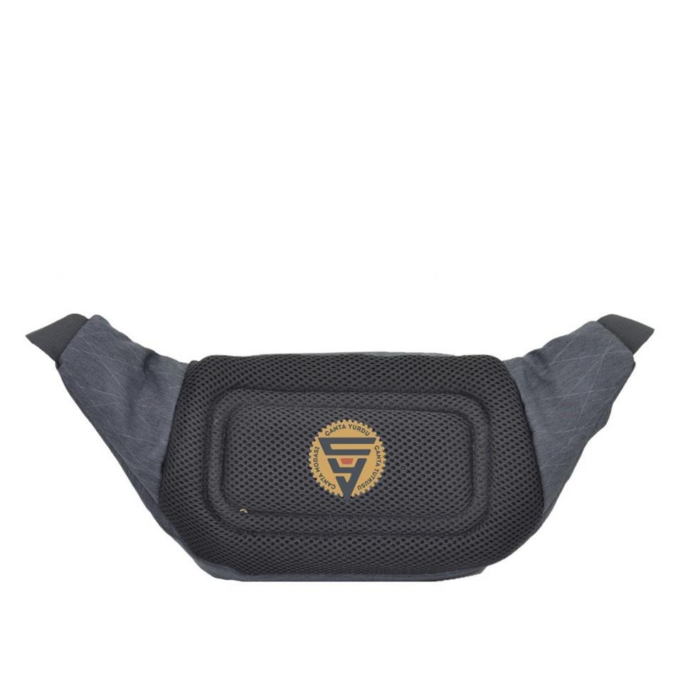 Ççs Bodybag Kapaklı Bel Çantası Gri