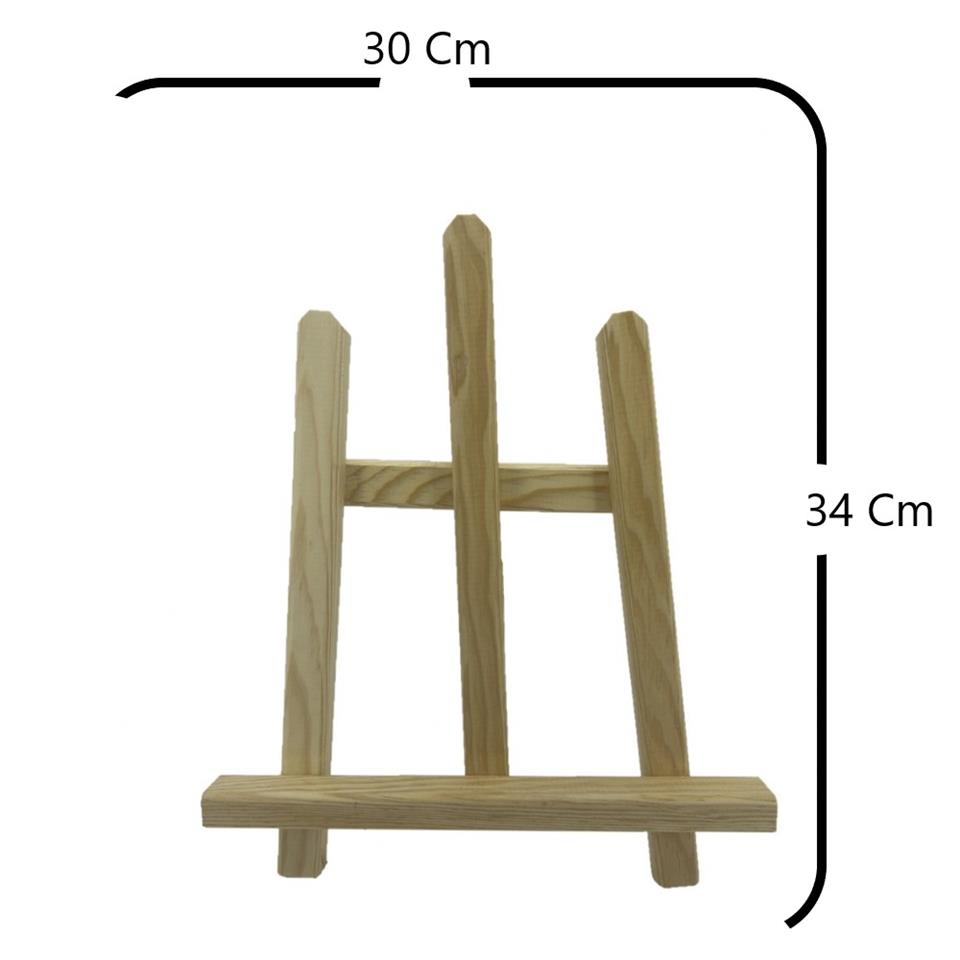 Mini Boy Ahşap Masaüstü Stand Şovale 34 Cm