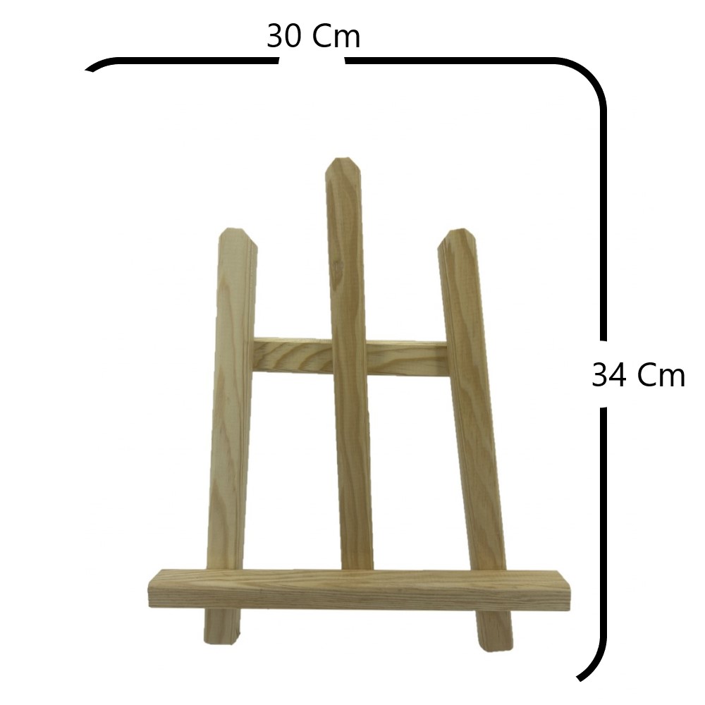 Mini Boy Ahşap Masaüstü Stand Şovale 34 Cm