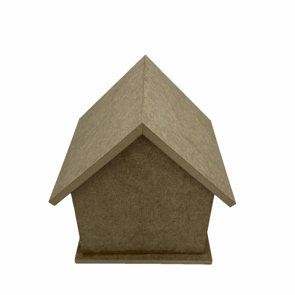 Üçlü Orta Boy Ahşap Kuş Yuvası 15x16 Cm