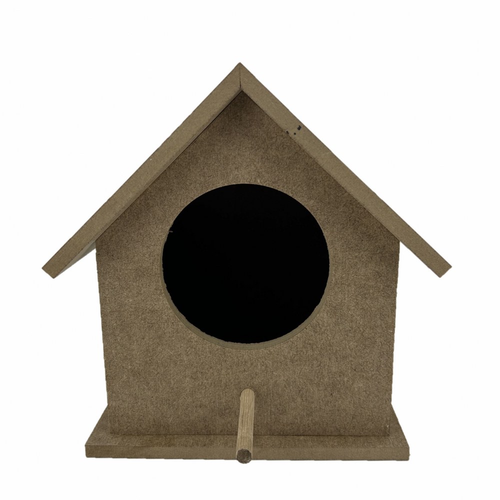 Dörtlü Büyük Boy Ahşap Kuş Yuvası 20x20 Cm