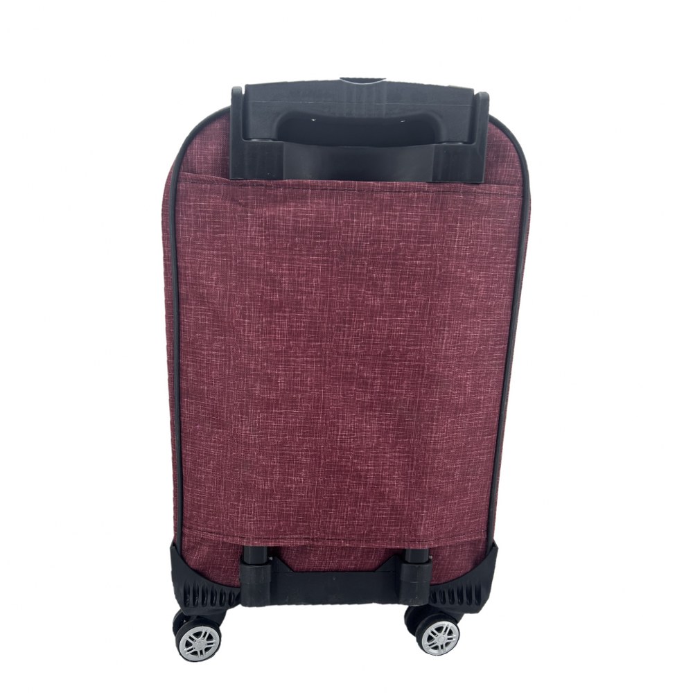 Travel Çekçekli Büyük Boy Valiz Bordo