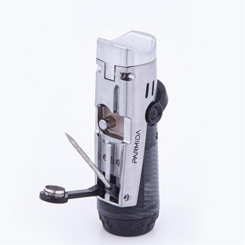 Parmida PCM0518 Torch Pürmüz Puro Çakmağı Gümüş
