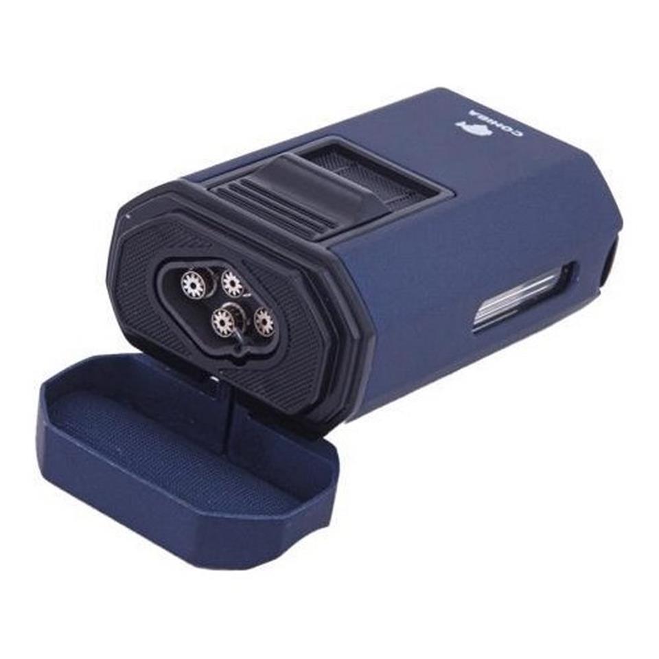 Cohiba CCM0612 4 Jet Torch Masa Tipi Puro Çakmağı Lacivert