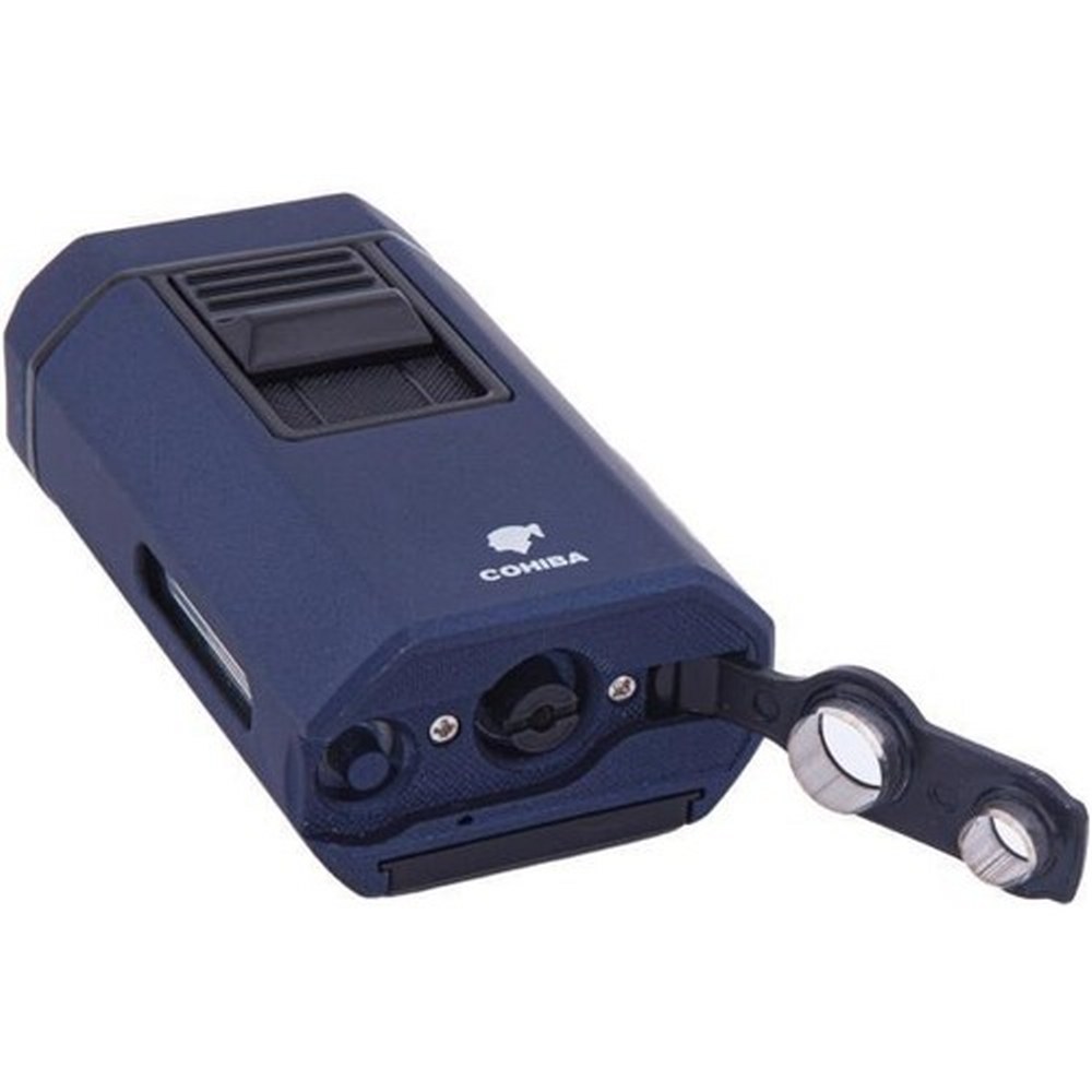 Cohiba CCM0612 4 Jet Torch Masa Tipi Puro Çakmağı Lacivert