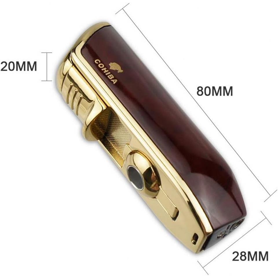 Cohiba CCM0215 3 Jet Torch Puro Çakmağı Kahve
