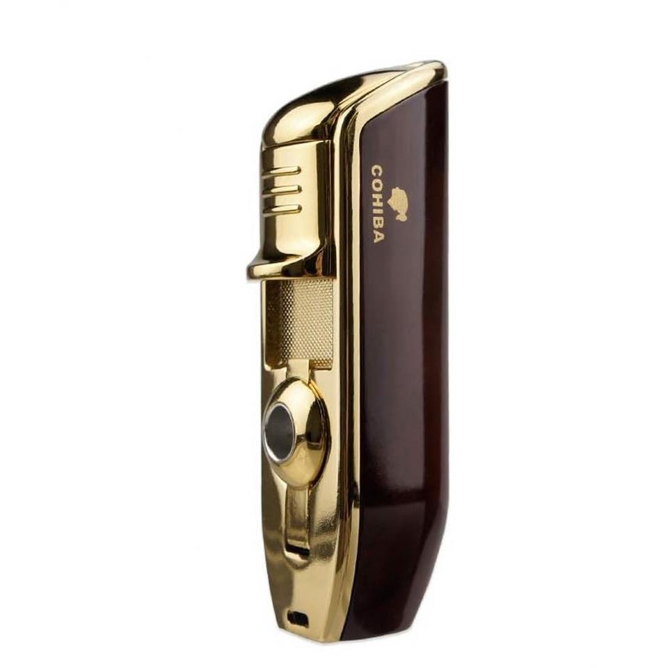 Cohiba CCM0215 3 Jet Torch Puro Çakmağı Kahve
