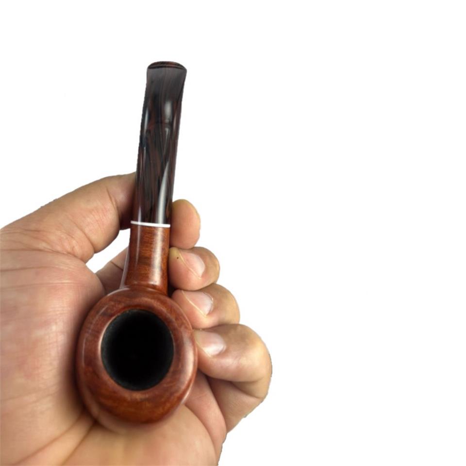 Şahin 320 Kırmızı Yıldız Bent Apple 9 mm Akrilik Saplı Pipo