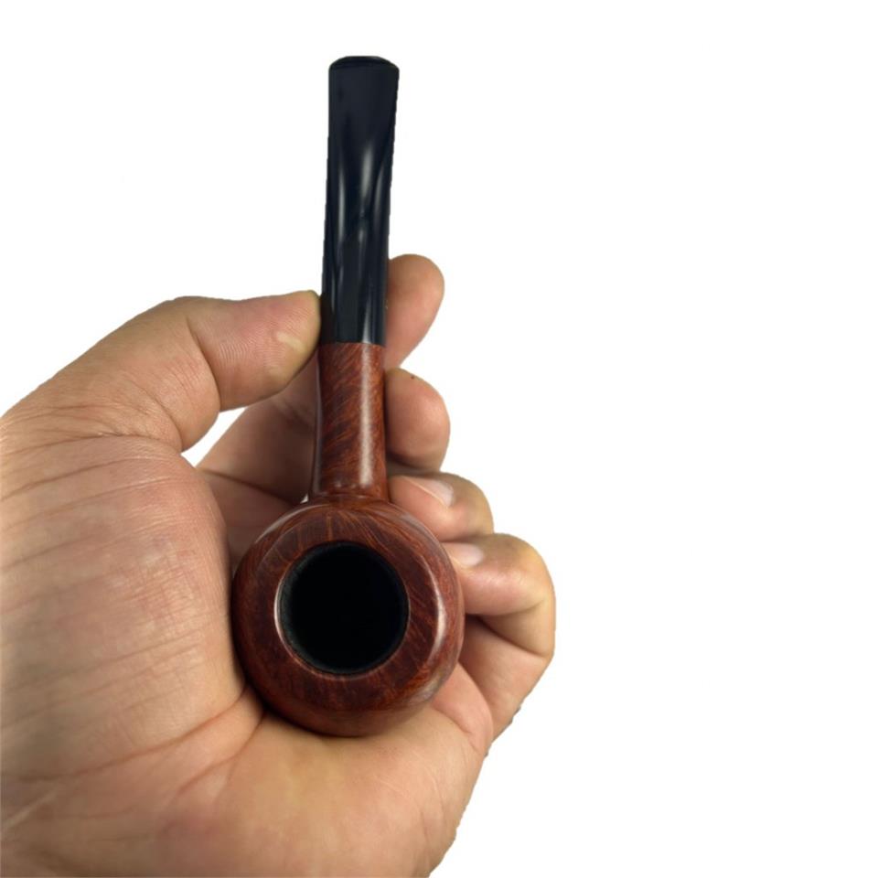 Şahin 308 Sarı Yıldız Bent Apple 9 mm Akrilik Saplı Pipo