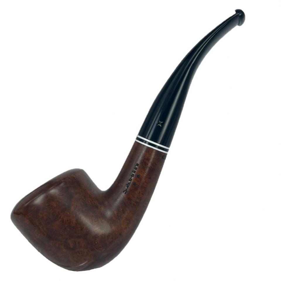 Şahin 419 Sarı Yıldız Dublin 9 mm Akrilik Saplı Pipo