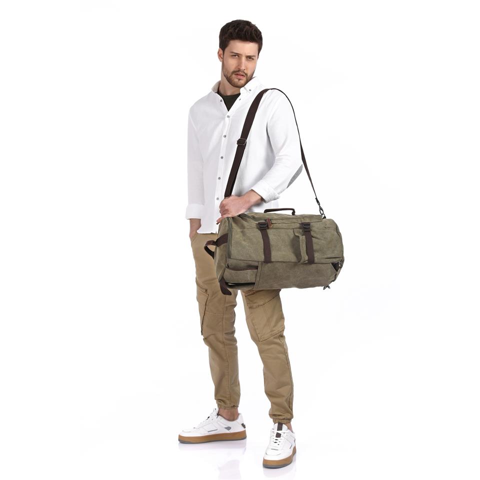 Ççs London 51566 Kanvas Spor Sırt Çantası Yeşil