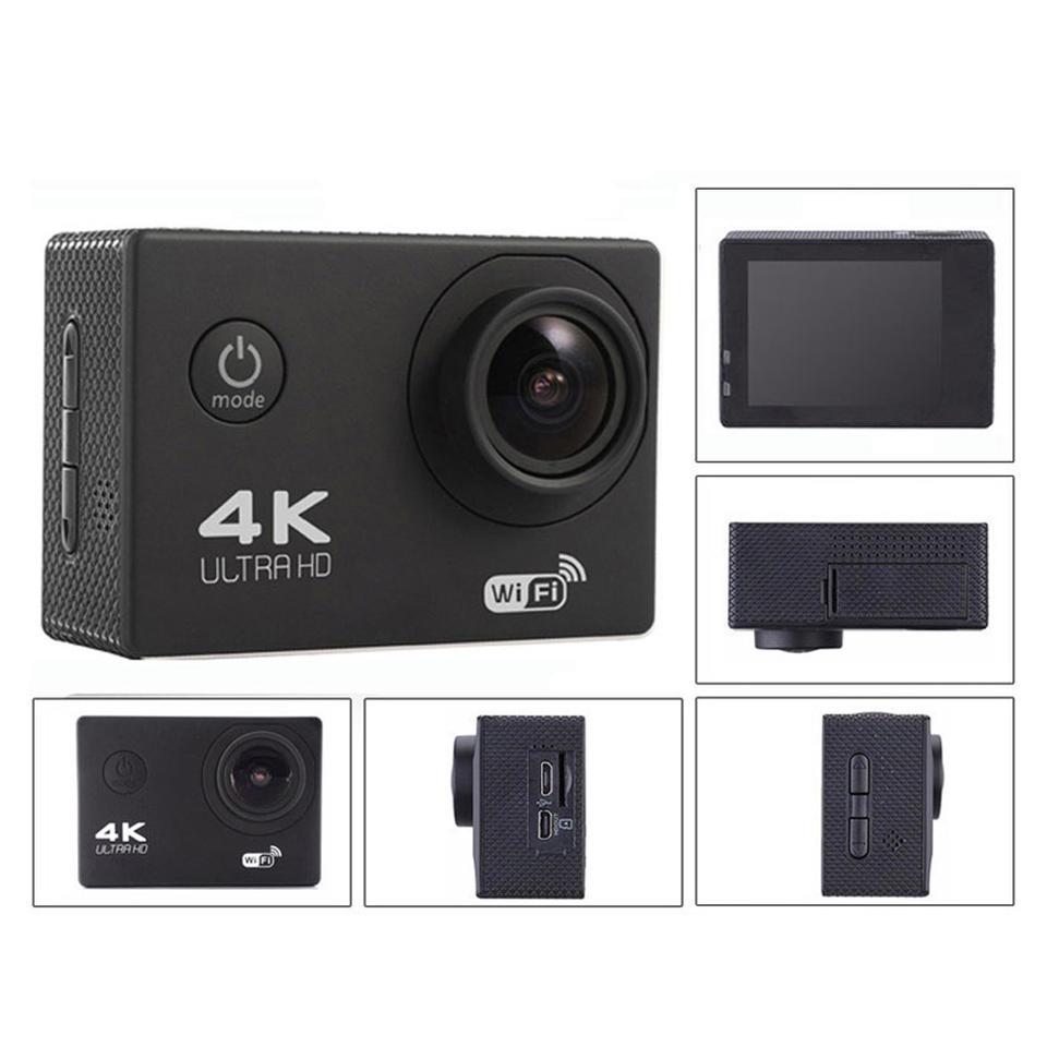 Aksiyon Kamera Wi-Fi 4K Ultra HD 170 Derece