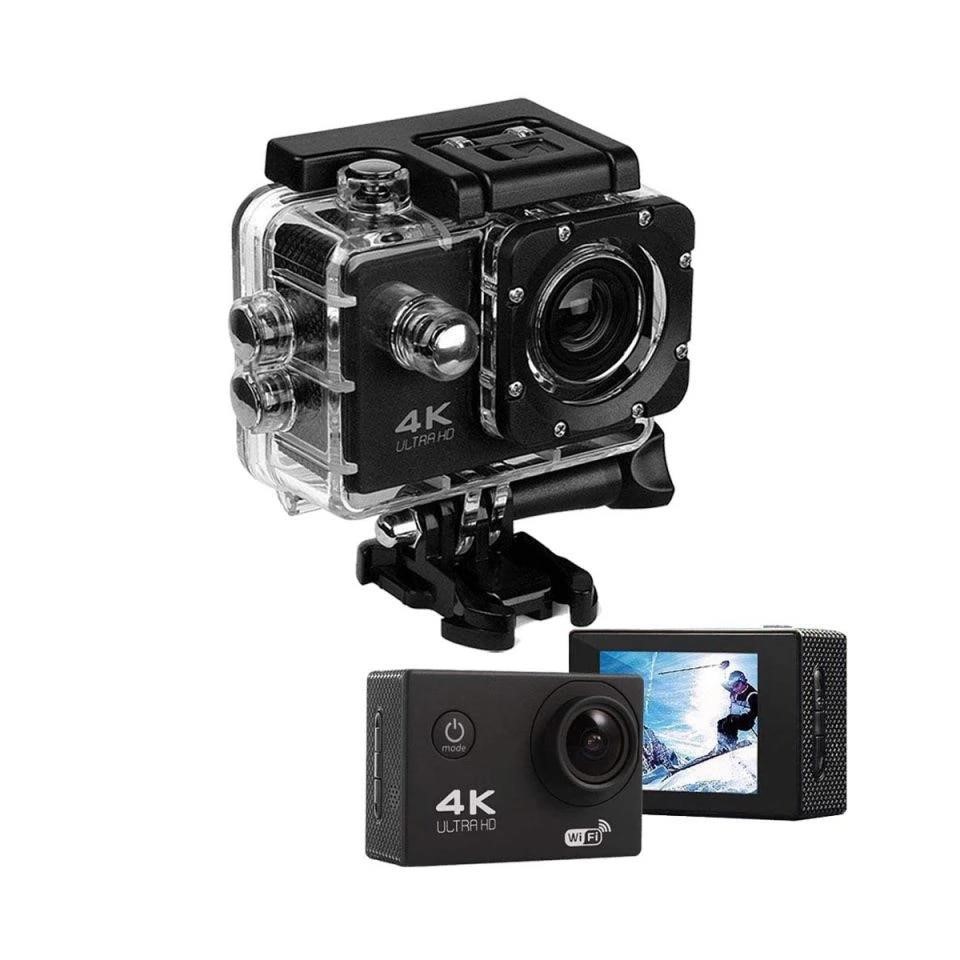 Aksiyon Kamera Wi-Fi 4K Ultra HD 170 Derece