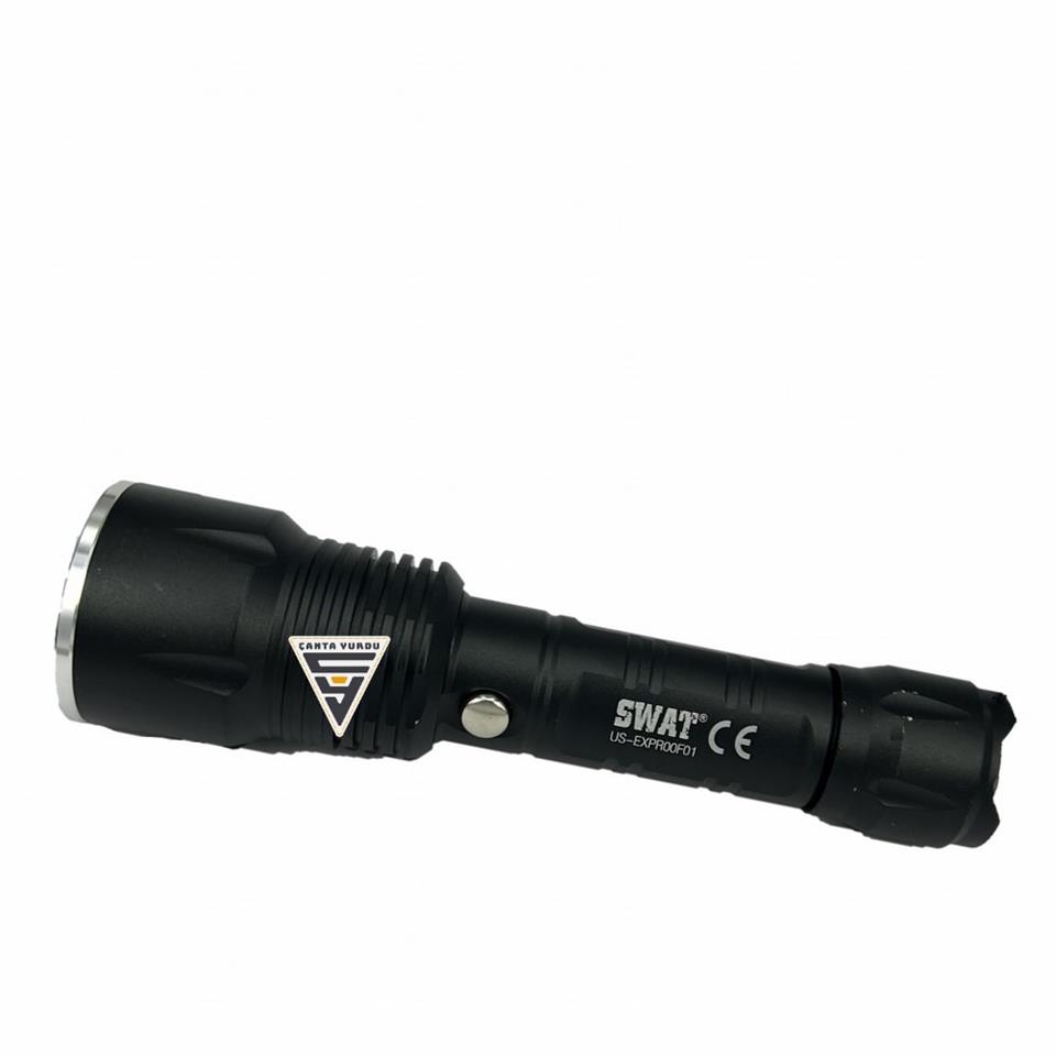 Swat Taktikal Exproof Usb Şarjlı Cree led El Feneri