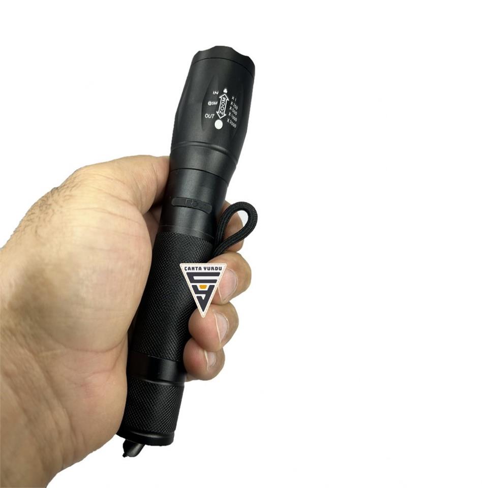 Swat Taktikal Usb Şarjlı Cree led El Feneri