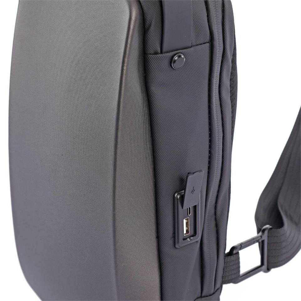 Ççs Crossbody 51467Çapraz Askılı Sırt Çantası Siyah
