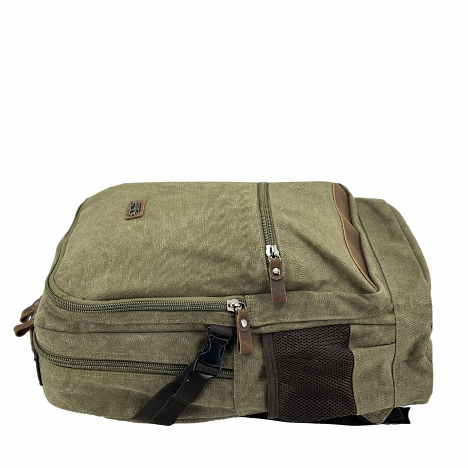 Ççs London 51573 Kanvas Sırt Çantası Haki
