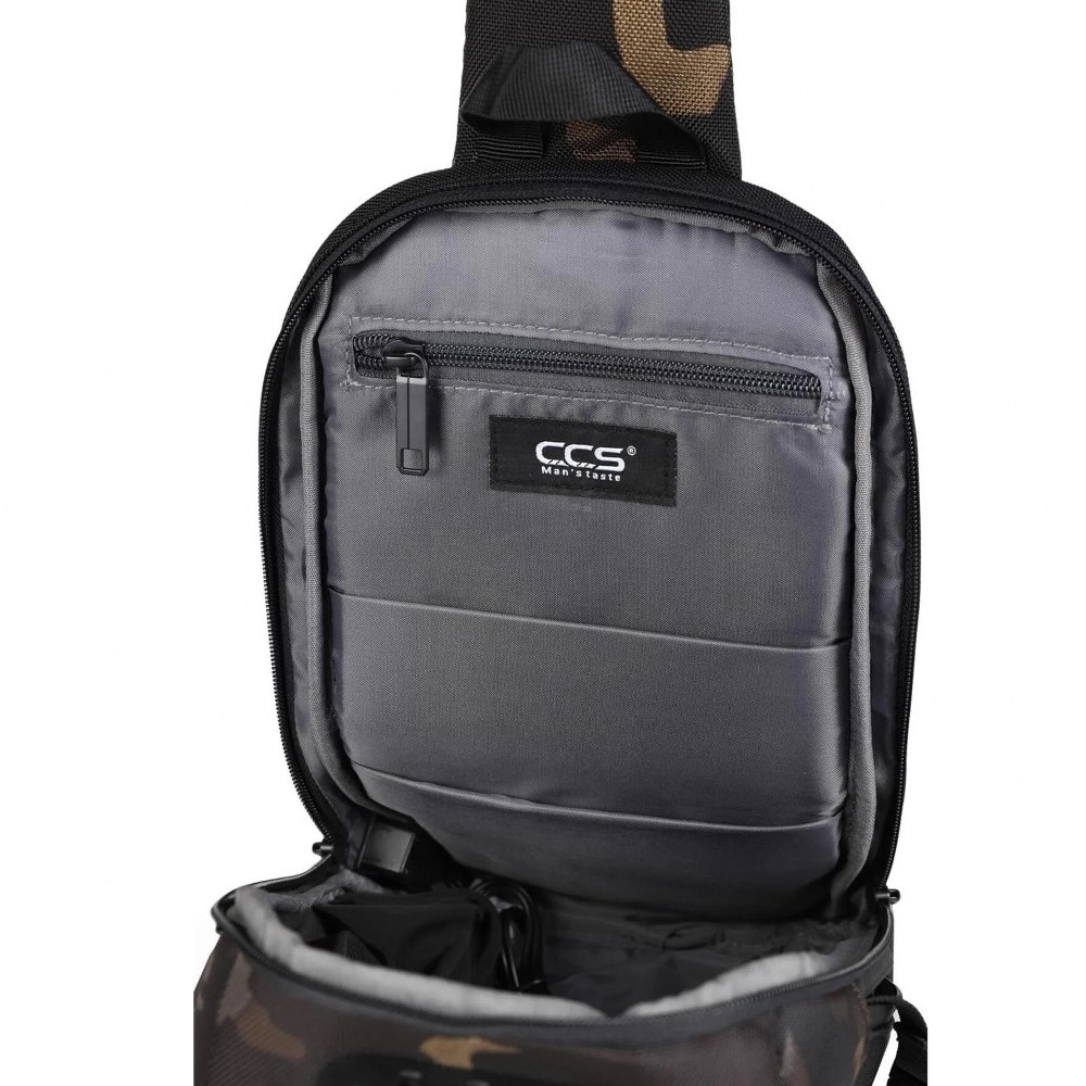 ÇÇS 31301 Omuz Askılı Çapraz Sırt ve Göğüs Çantası Kamuflaj