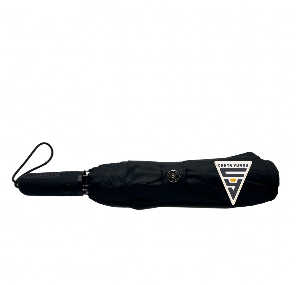 Marlux Tam Otomatik XL Şemsiye 120 Cm Siyah