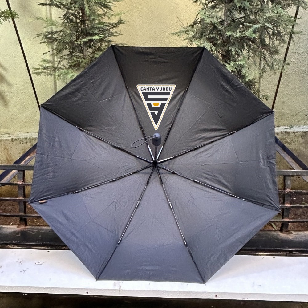 Marlux Tam Otomatik XL Şemsiye 120 Cm Siyah