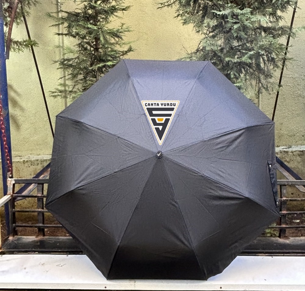 Marlux Tam Otomatik XL Şemsiye 120 Cm Siyah