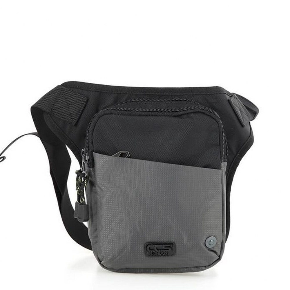 Ççs 31186 Motosiklet Bel Bacak Çanta Gri