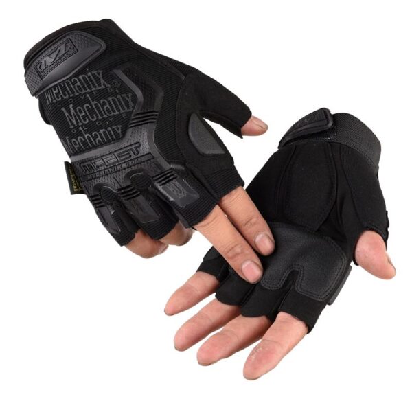 Mechanix Cay229 XL Beden Yarım Parmak Taktikal Eldiven Siyah