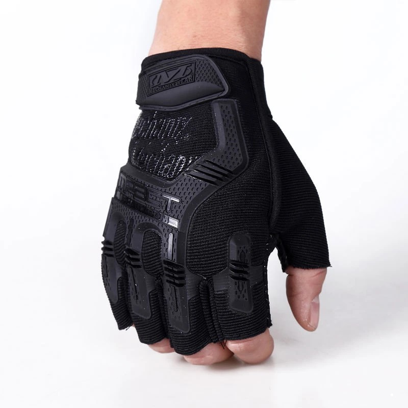 Mechanix Cay229 XL Beden Yarım Parmak Taktikal Eldiven Siyah