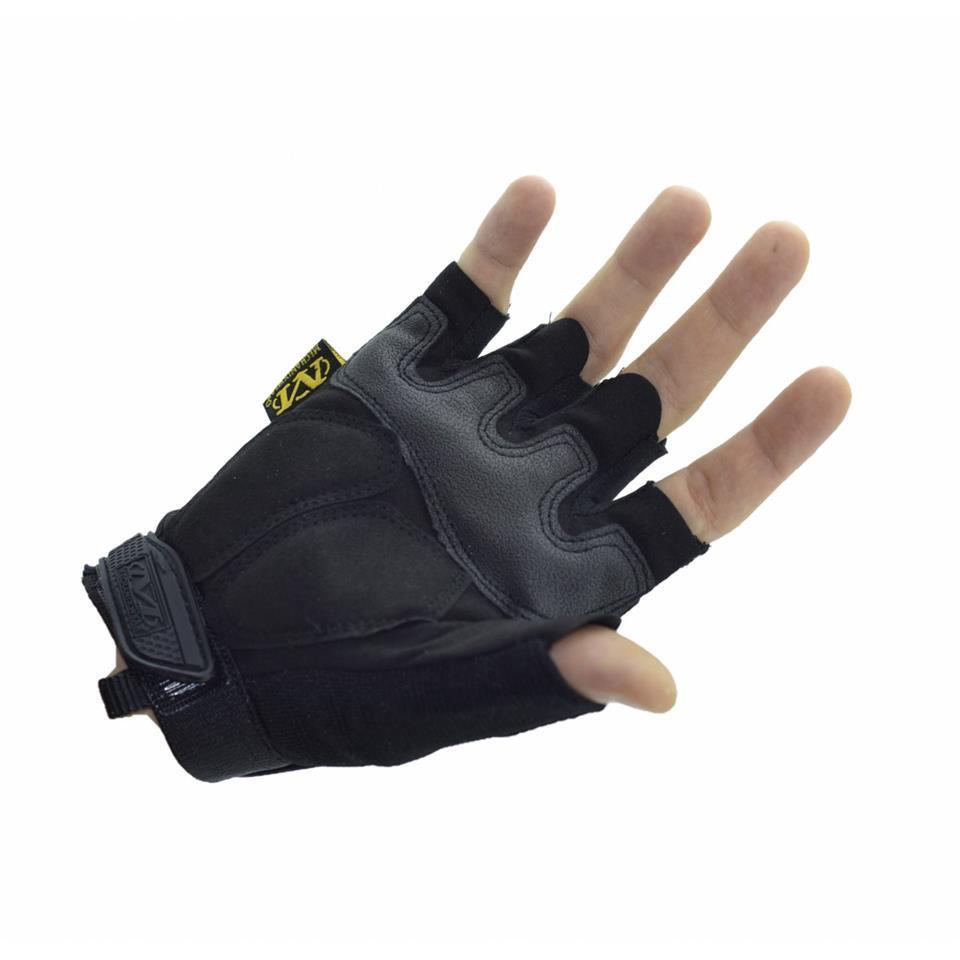 Mechanix Cay229 L Beden Yarım Parmak Taktikal Eldiven Siyah