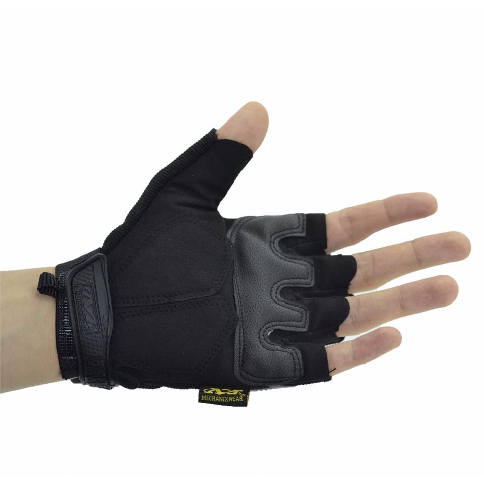 Mechanix Cay229 L Beden Yarım Parmak Taktikal Eldiven Siyah