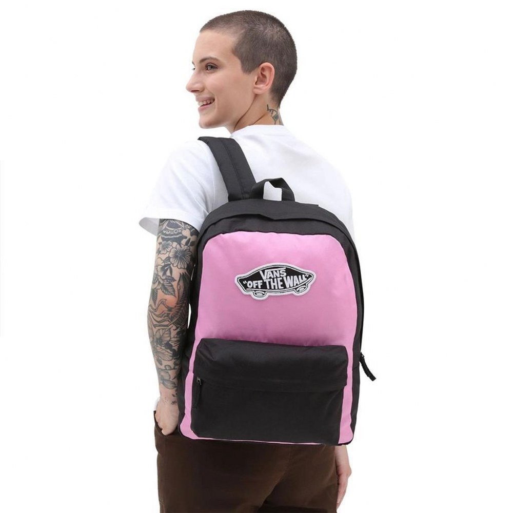 Vans Sırt Çantası Wm Realm Siyah Pembe