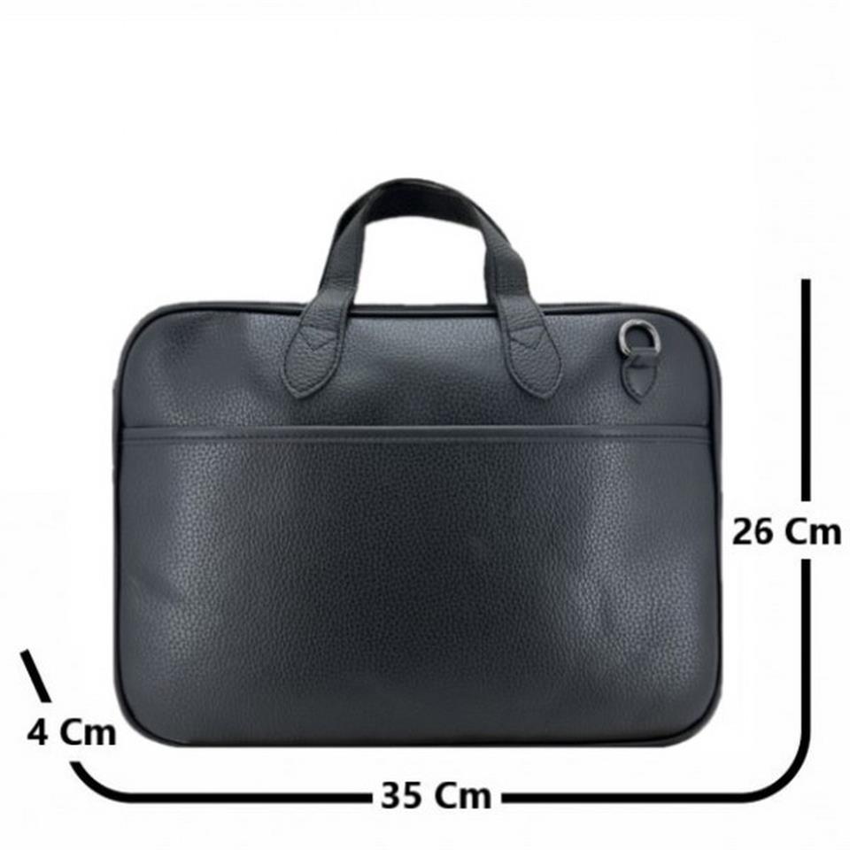 Ççs London 71455 Vegan Laptop Evrak Çantası 13 İnç Siyah