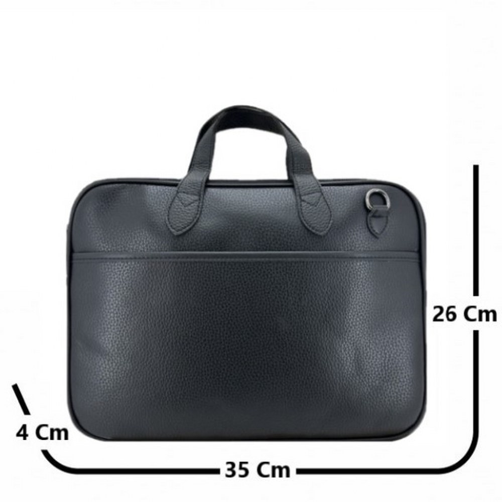 Ççs London 71455 Vegan Laptop Evrak Çantası 13 İnç Siyah