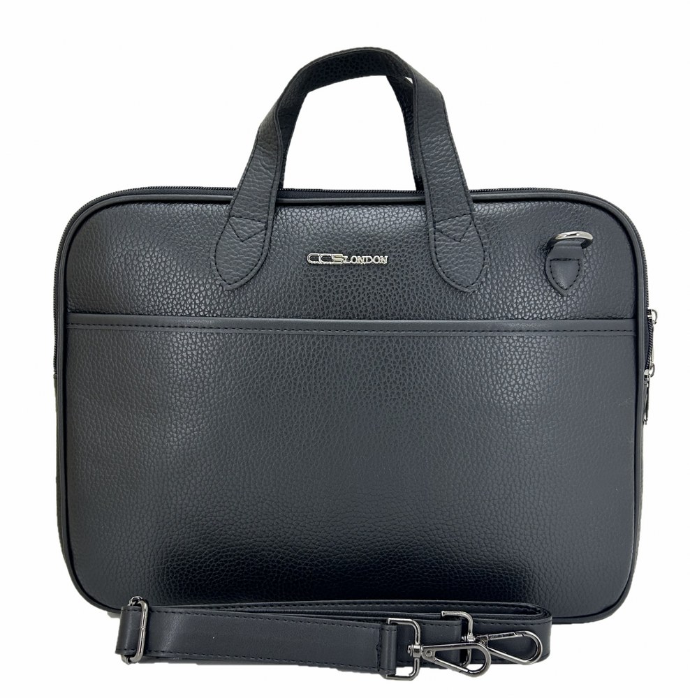 Ççs London 71455 Vegan Laptop Evrak Çantası 13 İnç Siyah