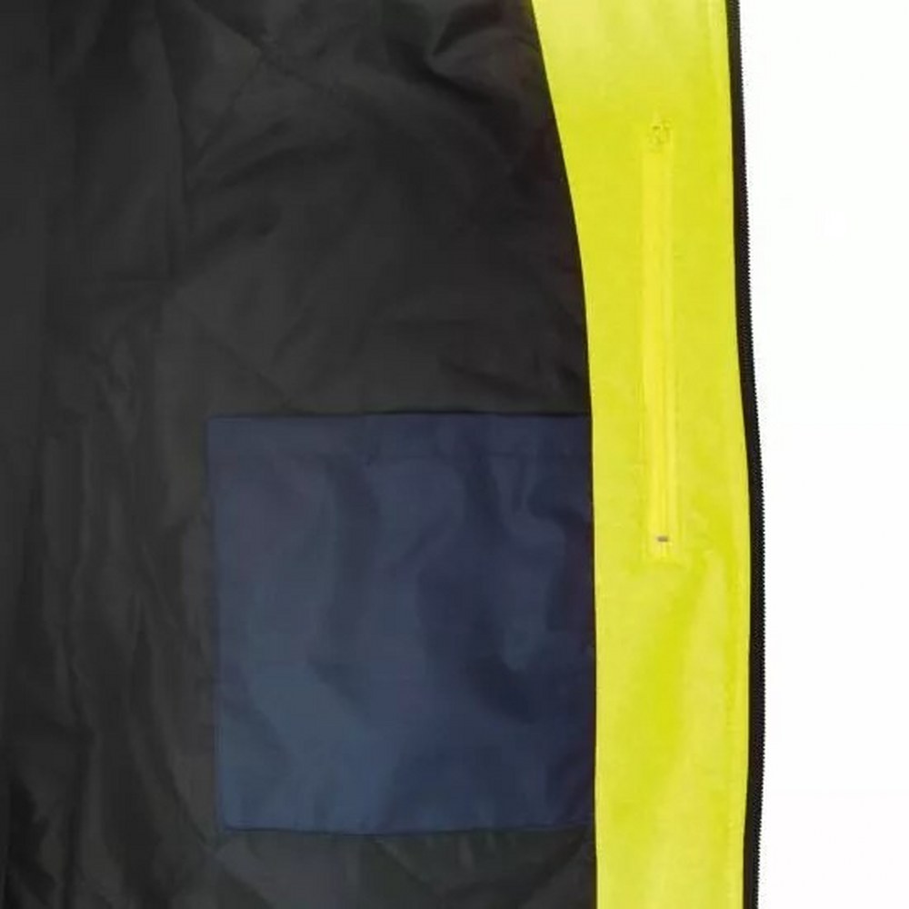 Softshell Reflektörlü İş Montu Su Geçirmez Ceket Sarı