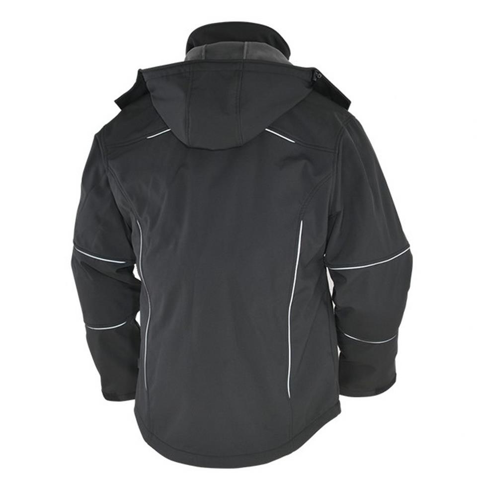 Softshell İş Montu Su Geçirmez Ceket Siyah