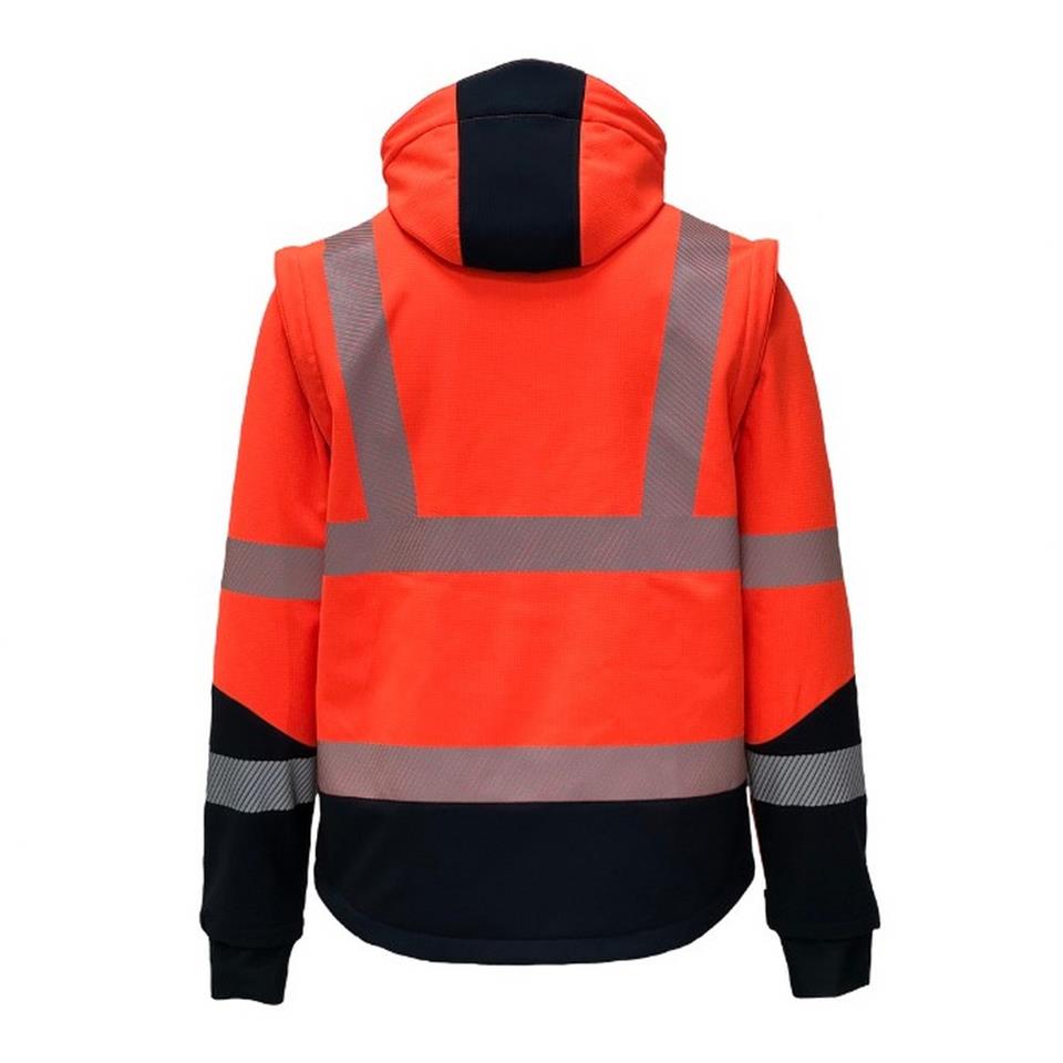 Reflektörlü Ripstop Softshell Model Teknik Mont Turuncu