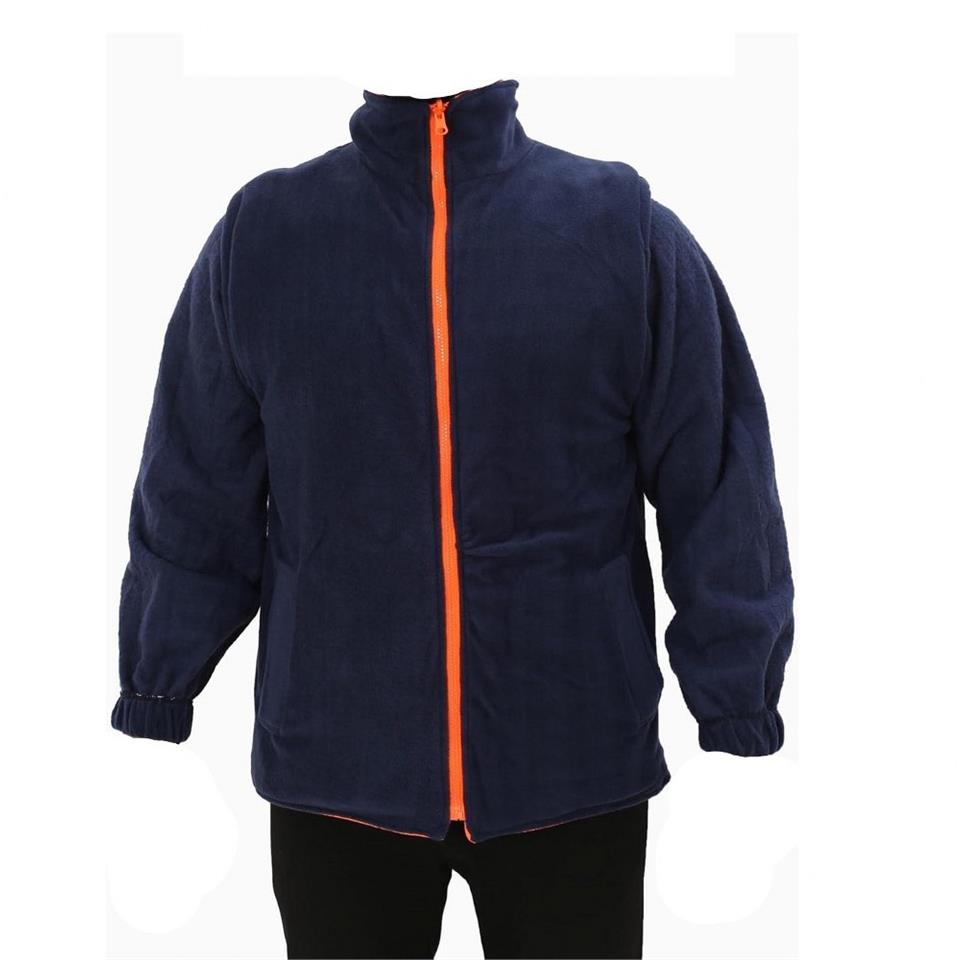 Reflektörlü 5+1 Farklı Kullanımlı Oxford 300D Parka Turuncu